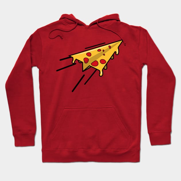 Pizzairplane Hoodie by RhinoTheWrecker